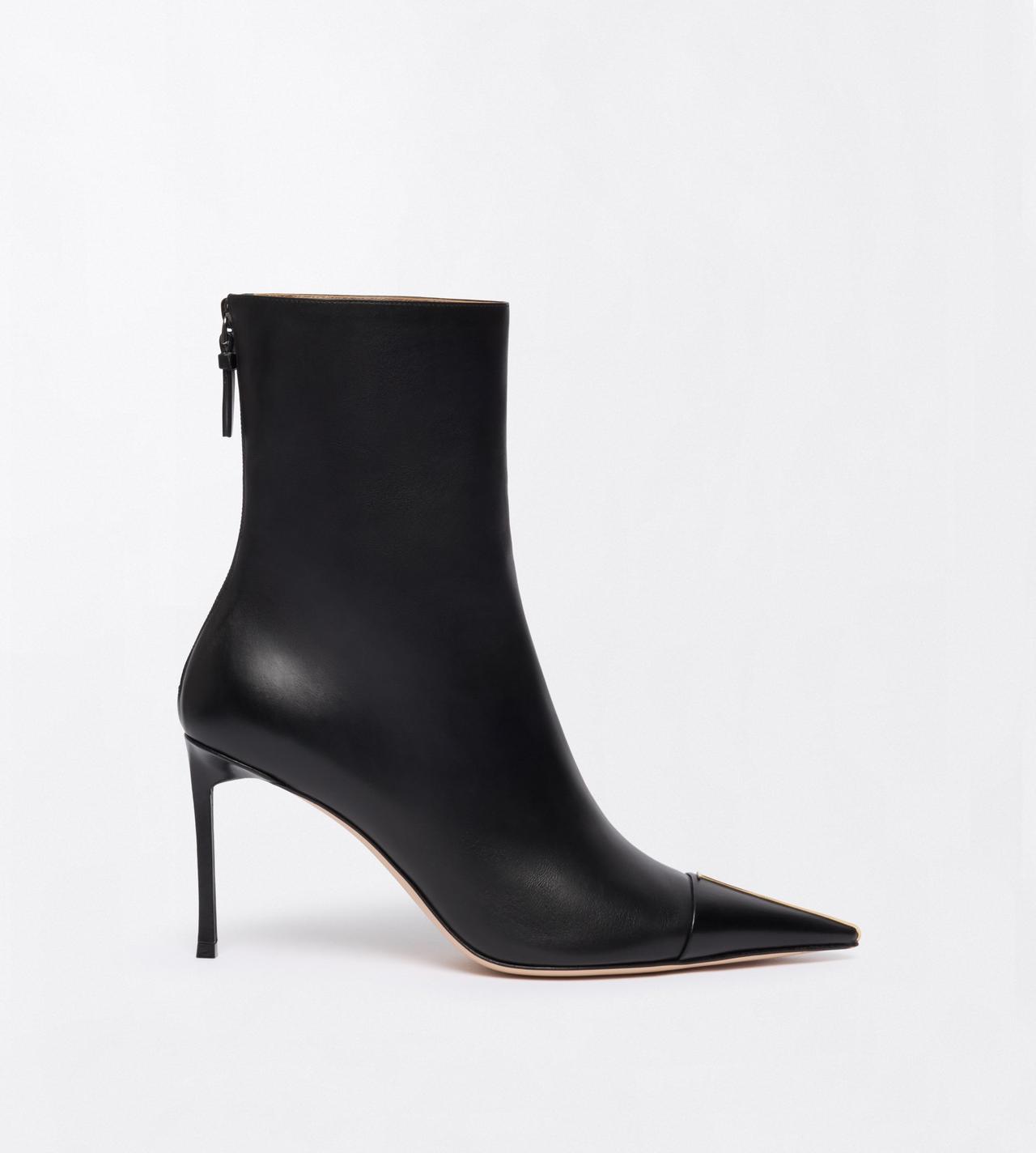 TOM FORD LEATHER BLACK BOTTINE THEA EN CUIR