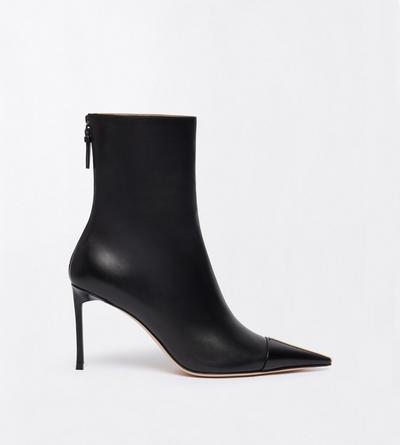 TOM FORD LEATHER BLACK BOTTINE THEA EN CUIR