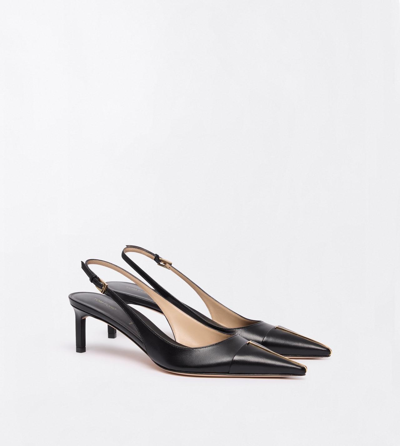 TOM FORD  BLACK FORMAL SHOES SLINGBACK PUMPS
