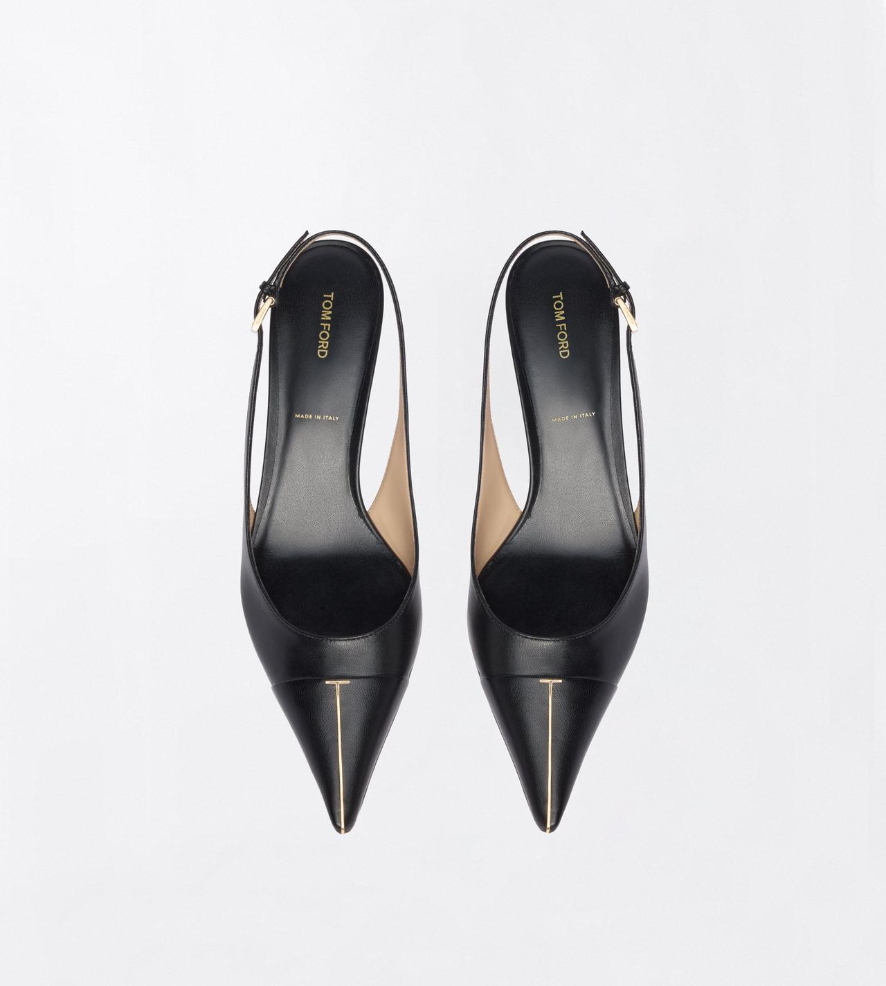 TOM FORD  BLACK FORMAL SHOES SLINGBACK PUMPS