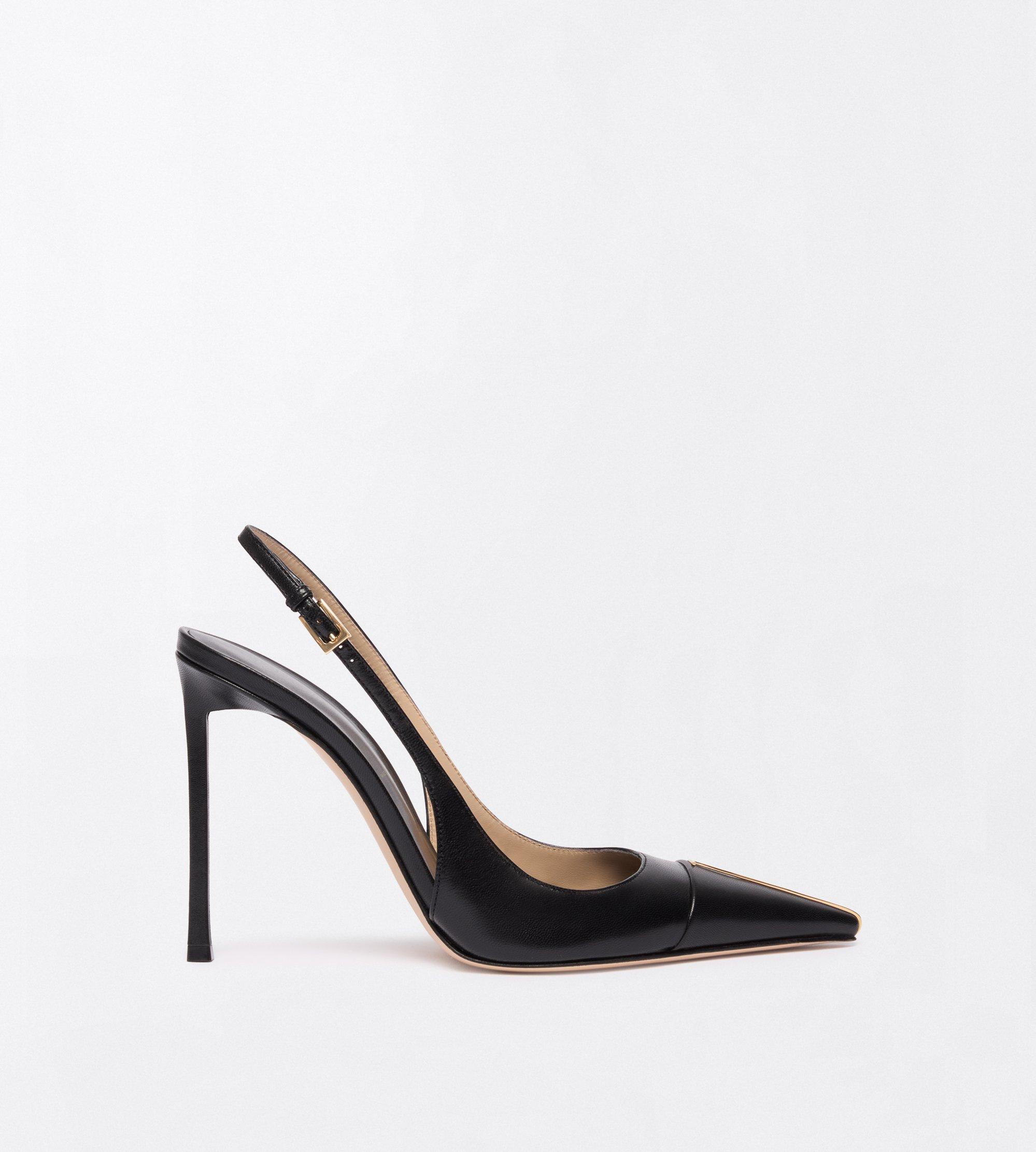 SHINY LEATHER THEA SLINGBACK