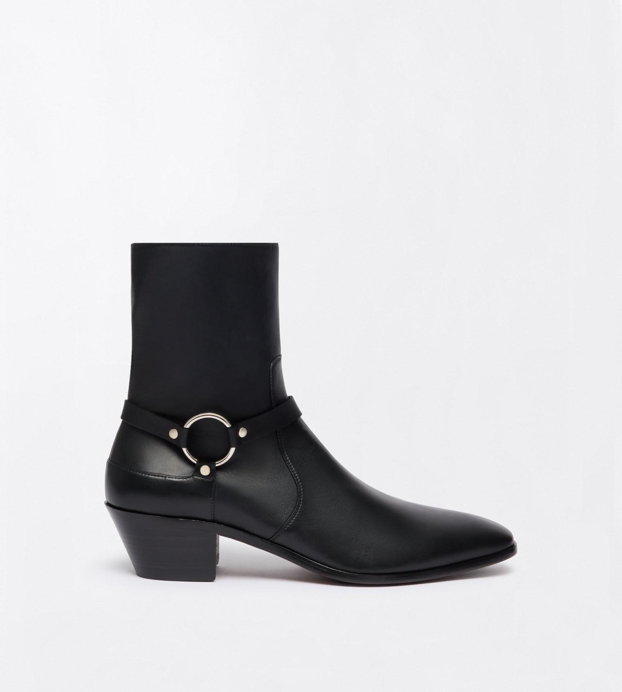 TOM FORD LEATHER BLACK SUPPLE LEATHER CLINT ANKLE BOOT