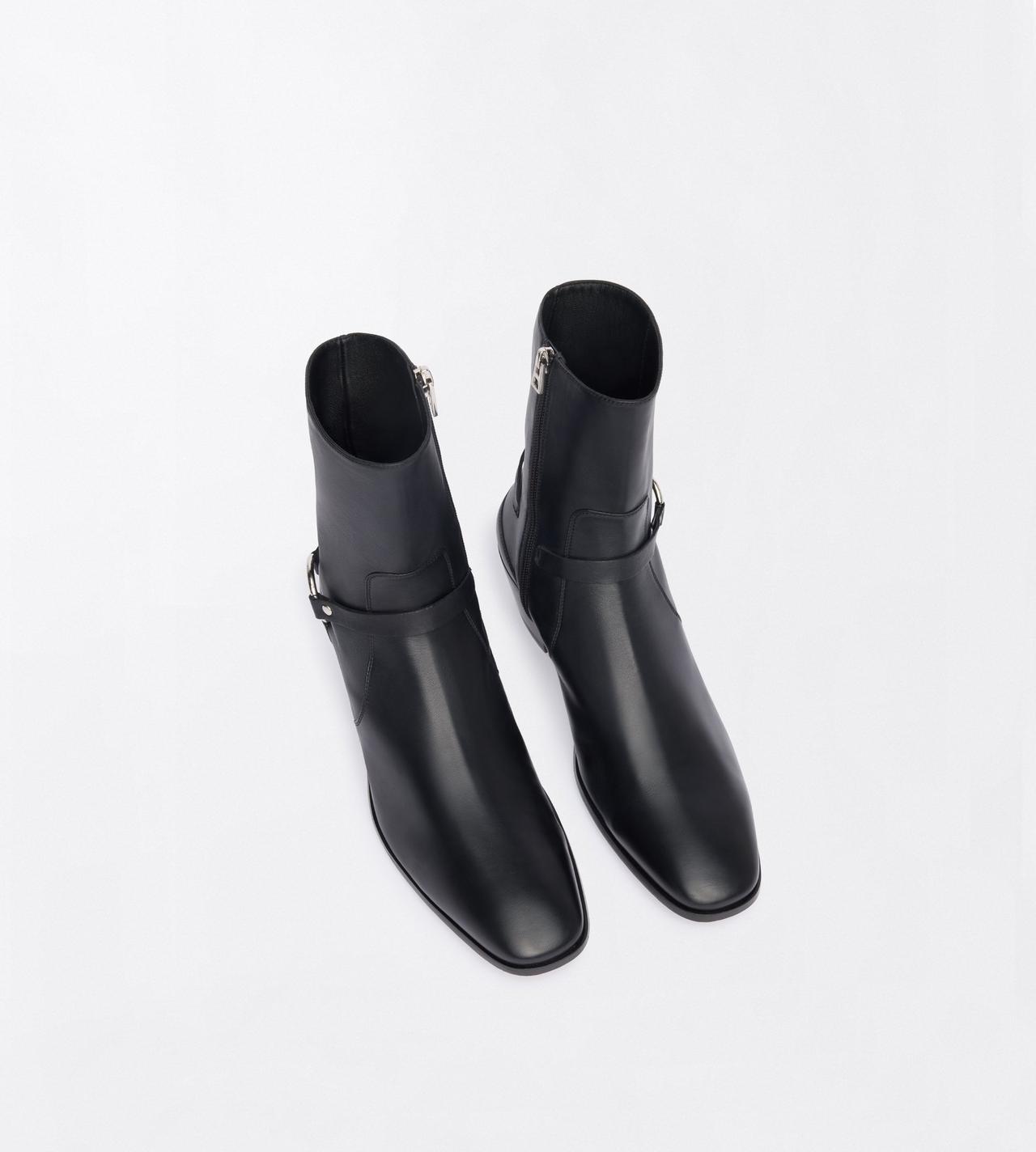 TOM FORD LEATHER BLACK SUPPLE LEATHER CLINT ANKLE BOOT