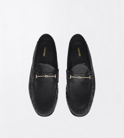 TOM FORD LEATHER BLACK SHINY LEATHER RIPLEY LOAFER