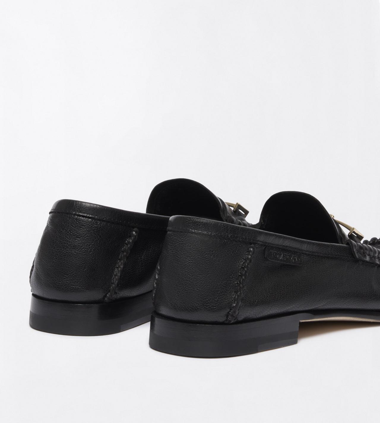 TOM FORD LEATHER BLACK SHINY LEATHER RIPLEY LOAFER