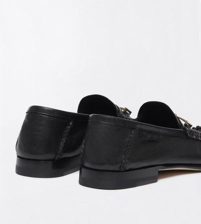 TOM FORD LEATHER BLACK SHINY LEATHER RIPLEY LOAFER