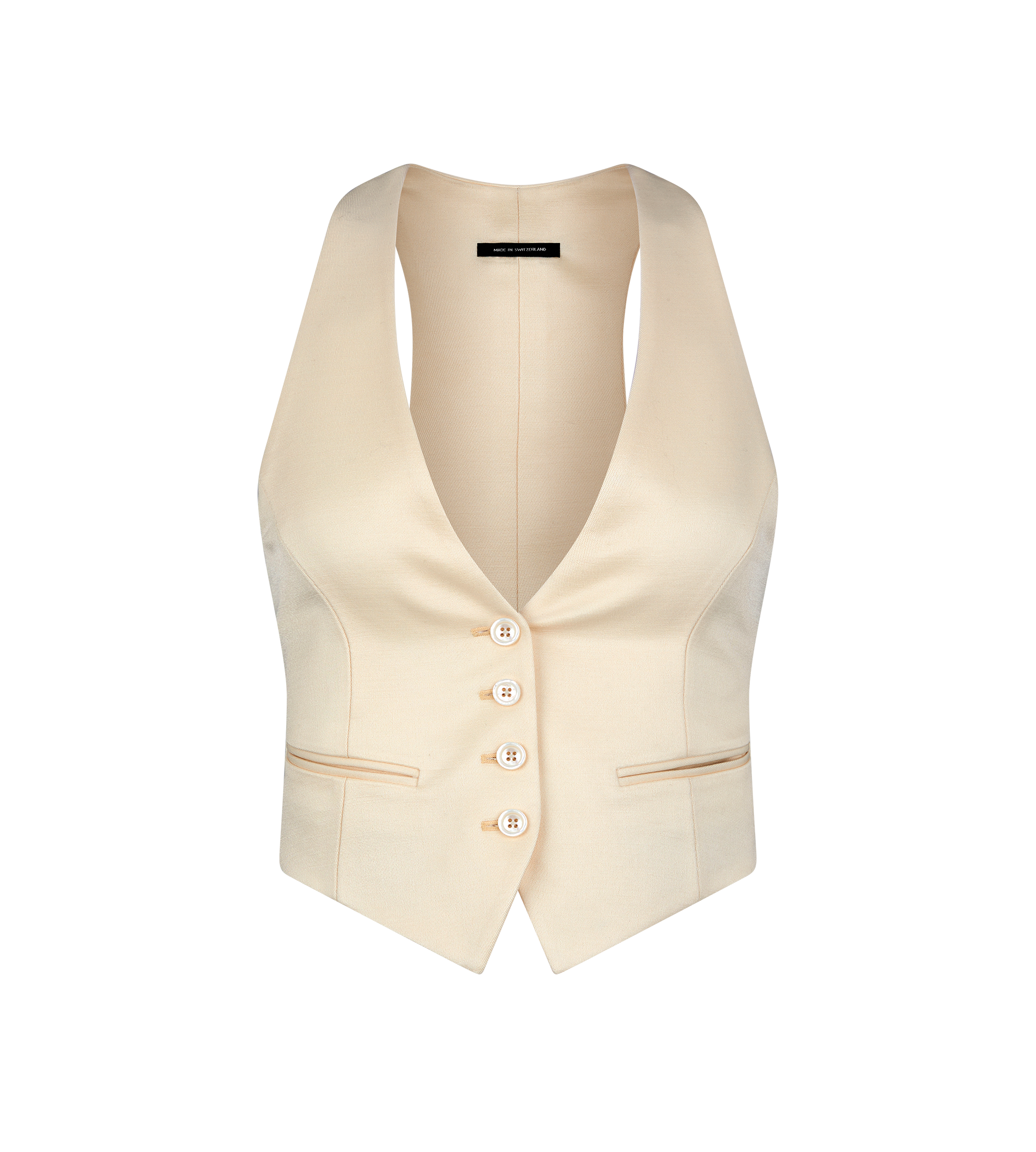 LUSTROUS BARATHEA SILK WOOL WAISTCOAT