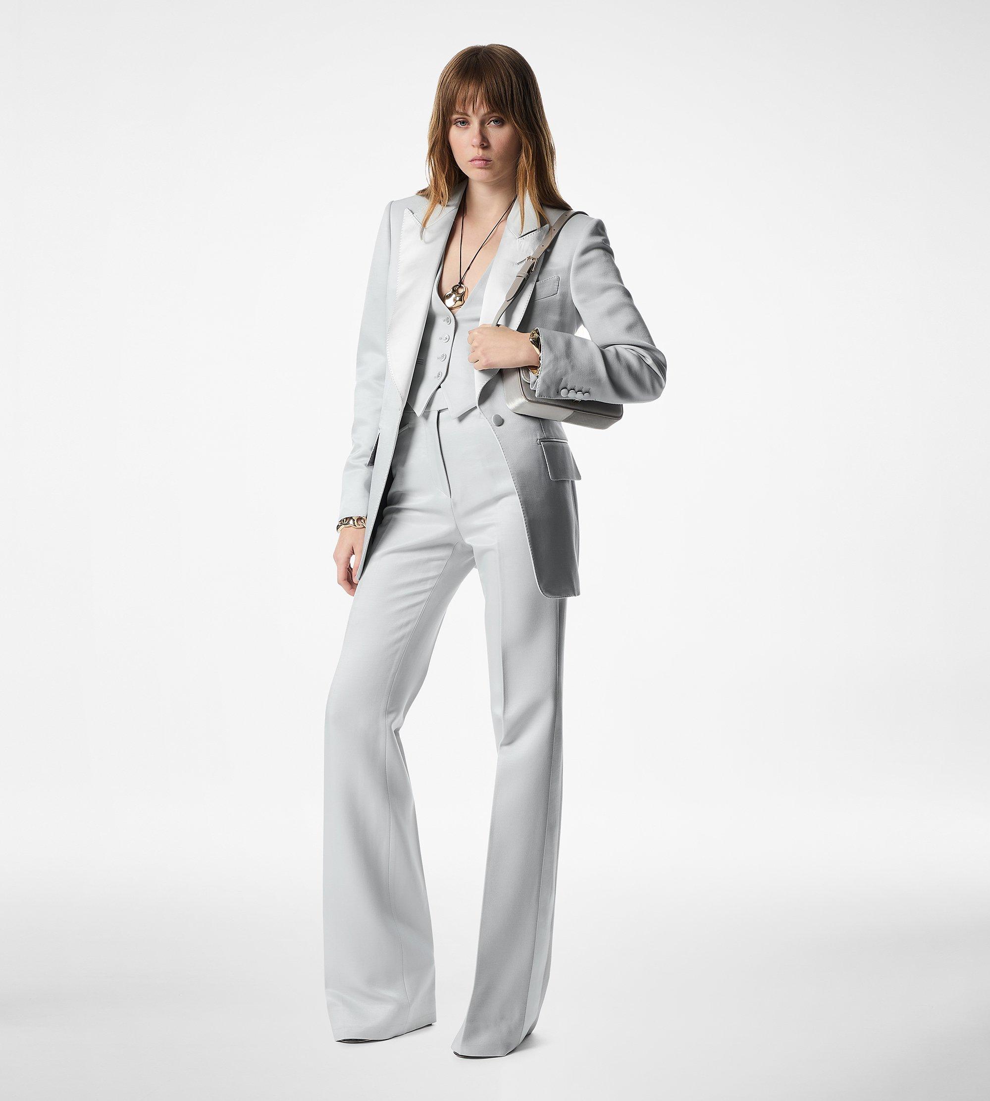 LUSTROUS BARATHEA SILK WOOL WAISTCOAT