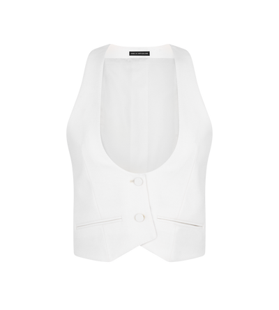 SHARP GRAIN DE POUDRE WAISTCOAT image number 0