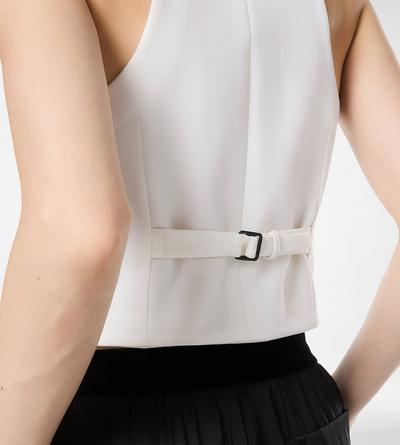 SHARP GRAIN DE POUDRE WAISTCOAT image number 1