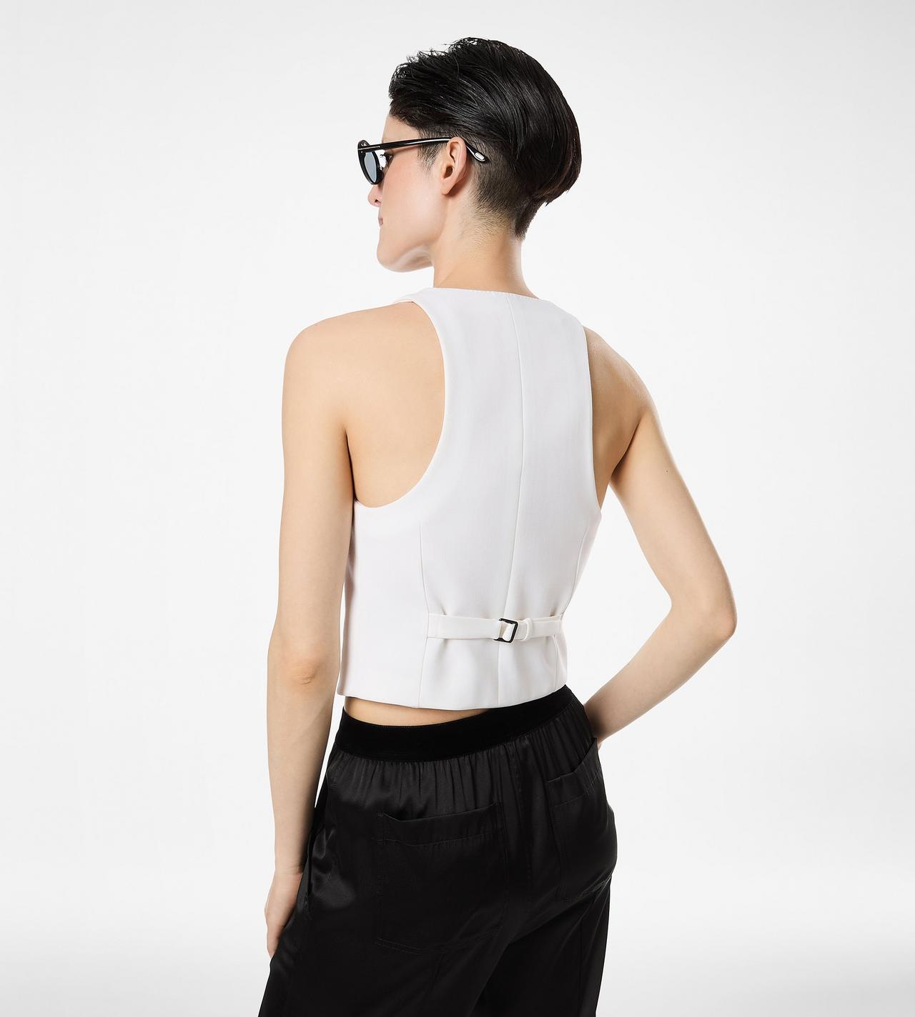 SHARP GRAIN DE POUDRE WAISTCOAT image number 4