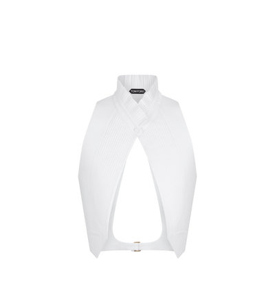 BACKLESS PETITE WAISTCOAT WITH PLEATED DETAILS