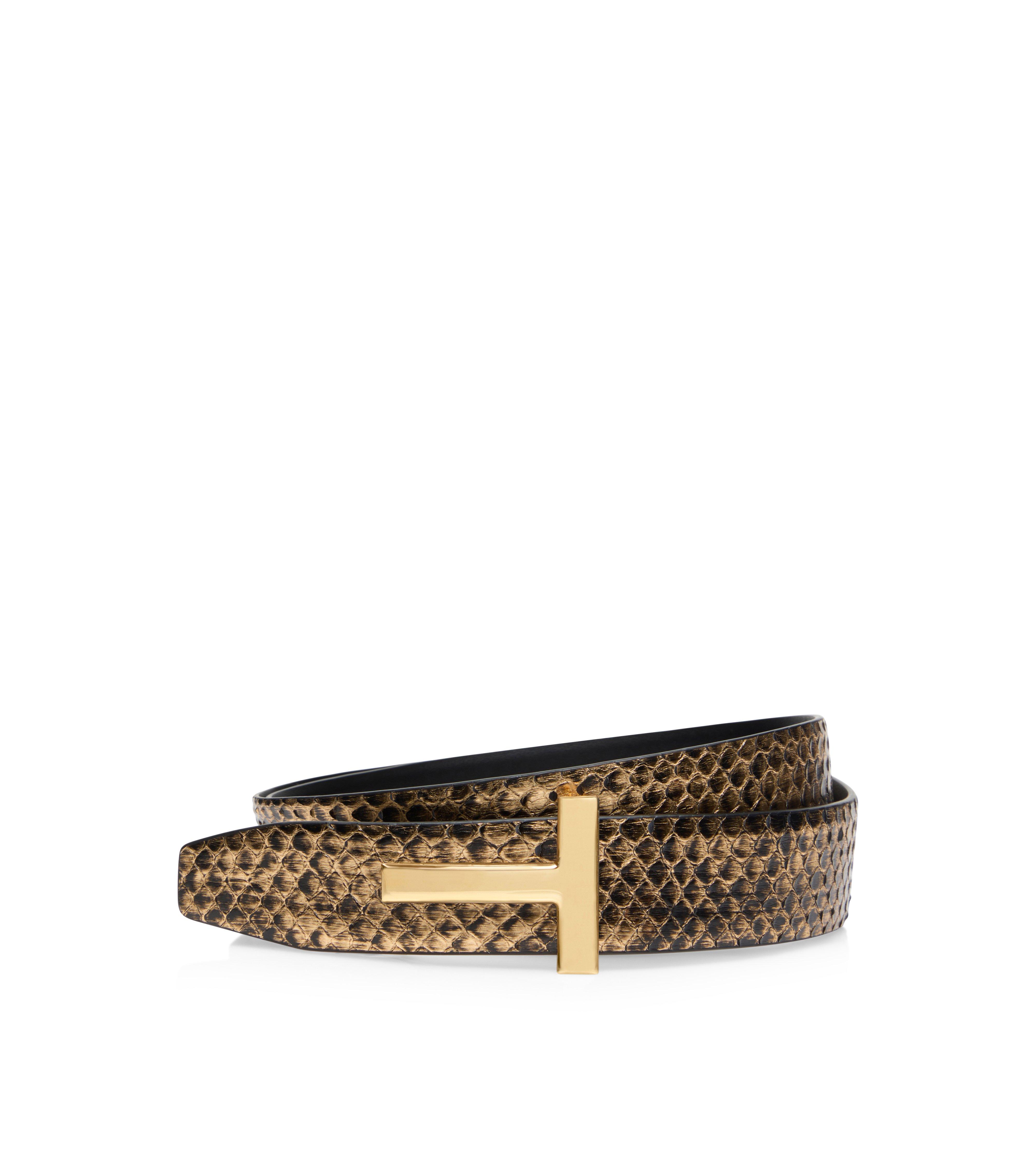 LAMINATED PYTHON T BELT