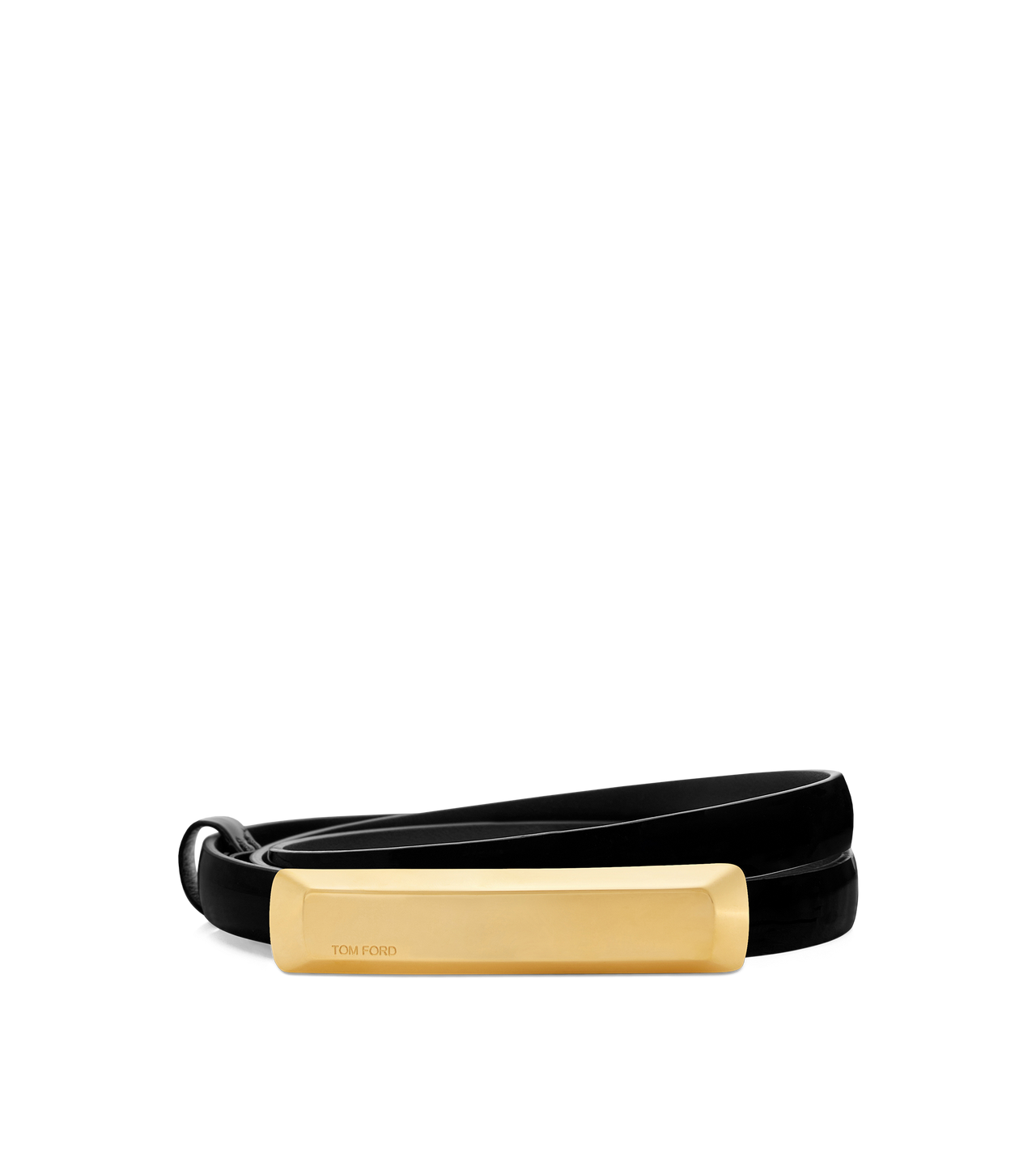 PATENT LEATHER 15 MM BAR BELT image number 0