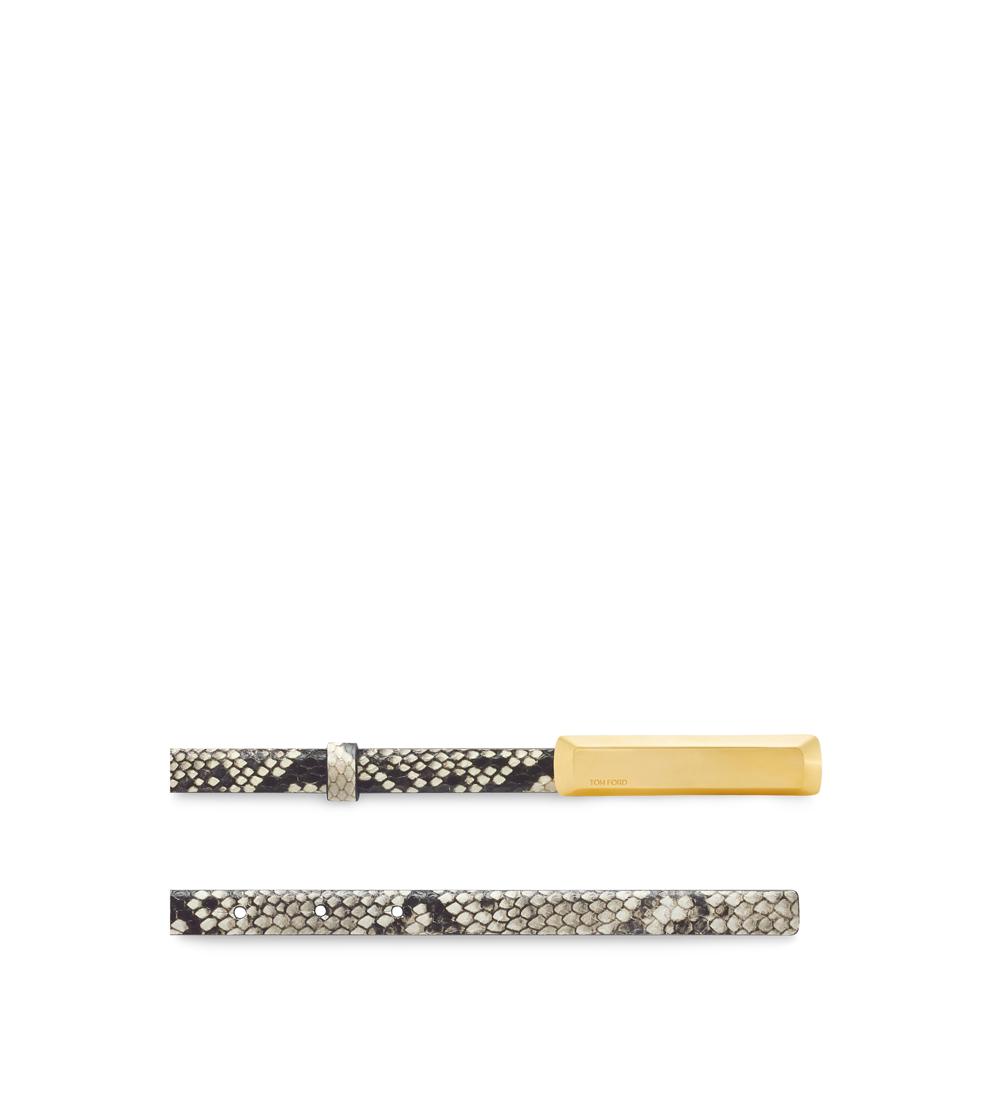 PRINTED PYTHON BAR BELT
