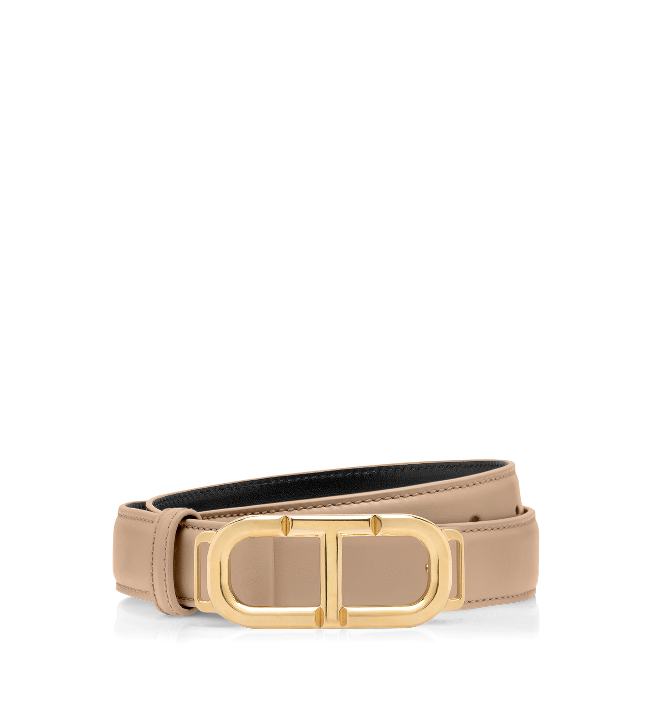 PALMELLATO-EFFECT LEATHER BELT image number 0