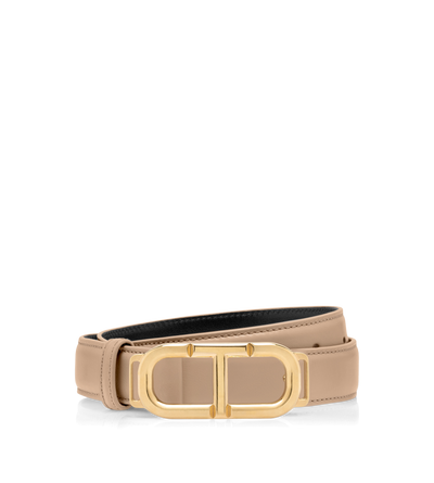 PALMELLATO-EFFECT LEATHER BELT image number 0
