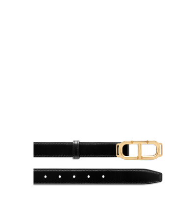 PALMELLATO-EFFECT LEATHER BELT image number 1