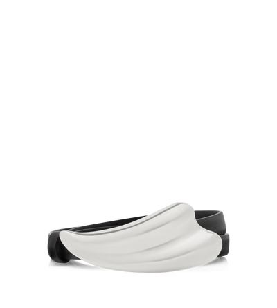 NATURAL GRAIN LEATHER LIZA BELT image number 0