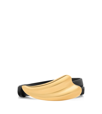 NATURAL GRAIN LEATHER LIZA BELT image number 0