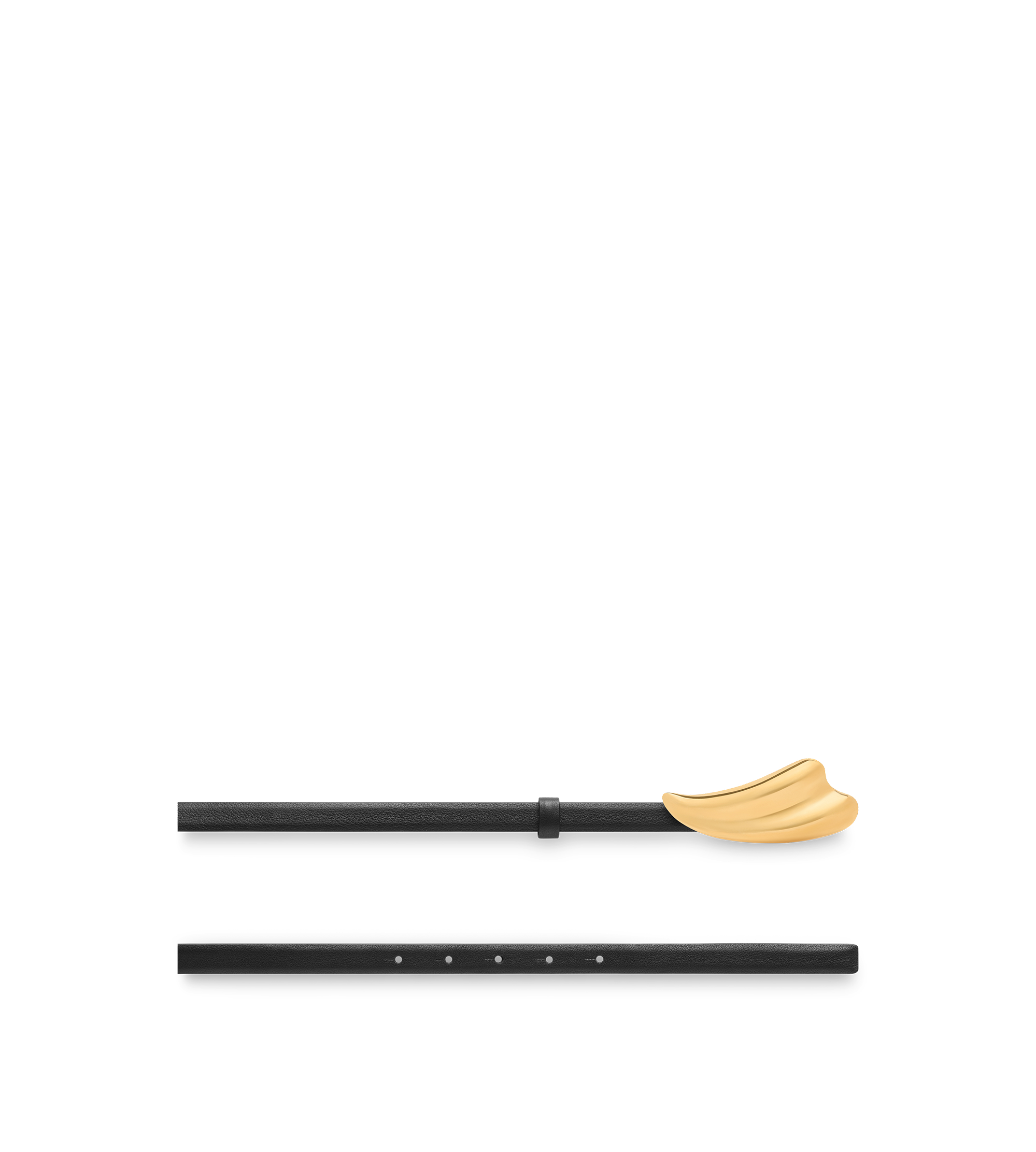 NATURAL GRAIN LEATHER LIZA BELT