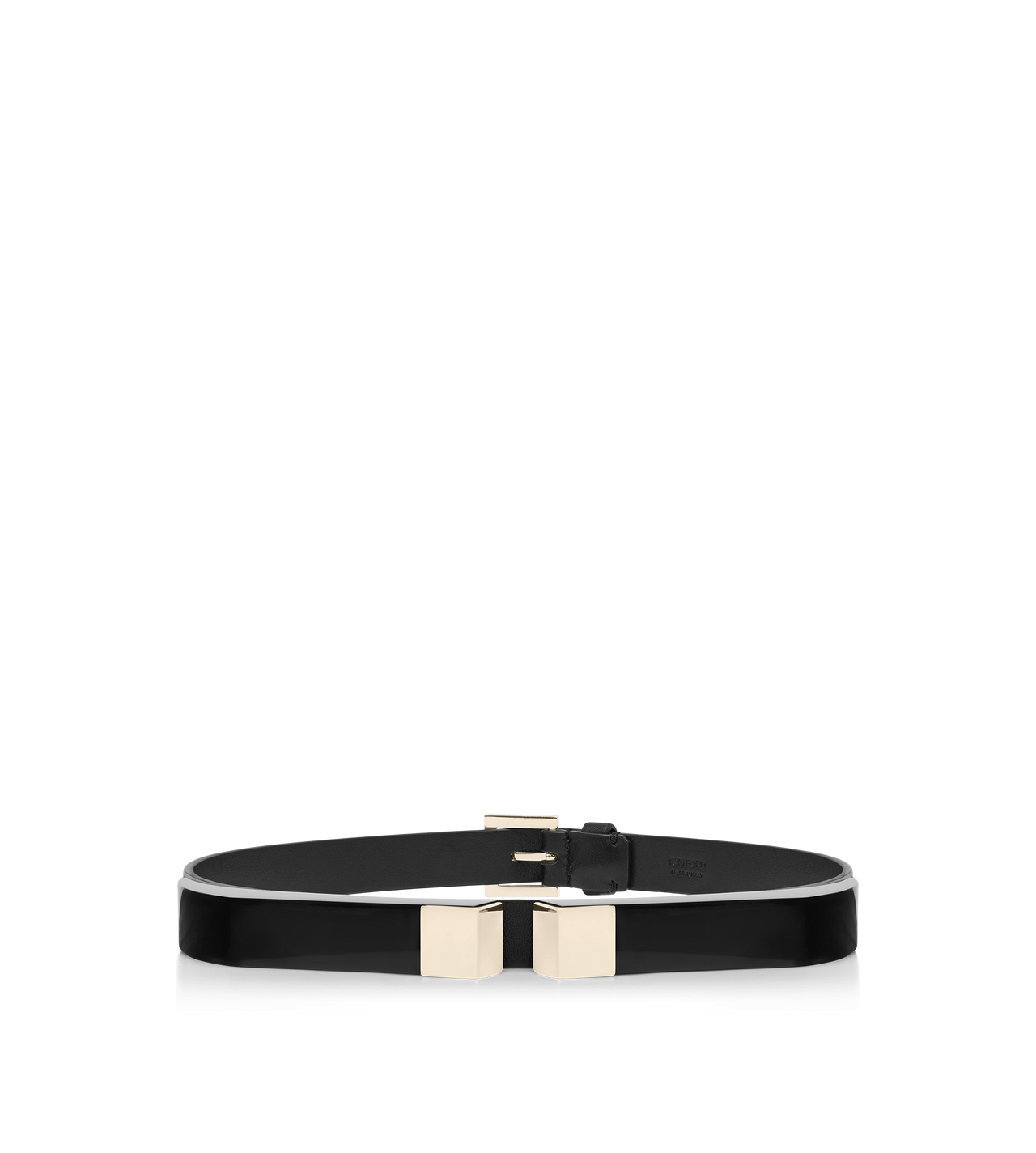 NAPPA LEATHER AND PLEXIGLASS DECO BELT image number 0