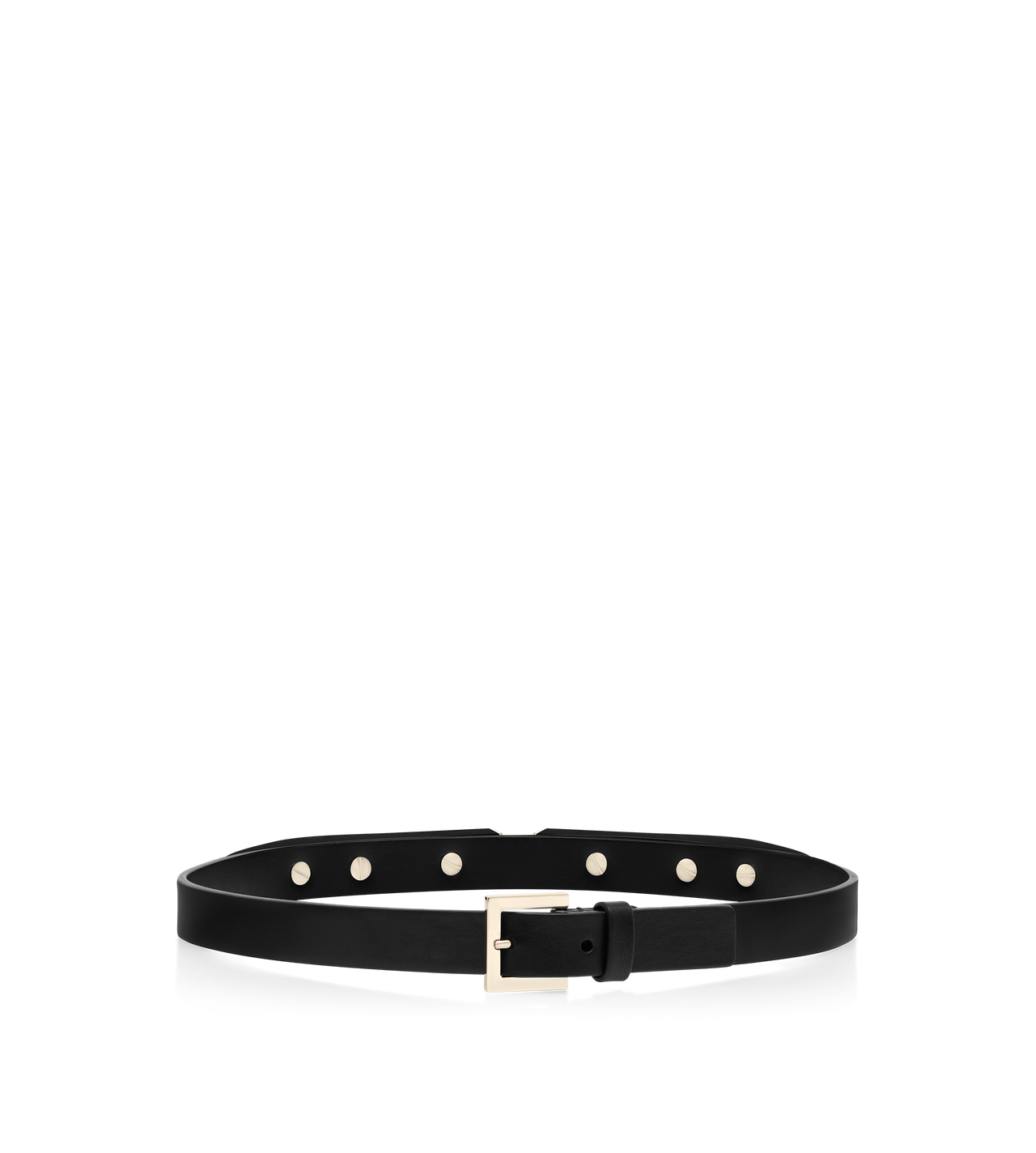 NAPPA LEATHER AND PLEXIGLASS DECO BELT image number 1