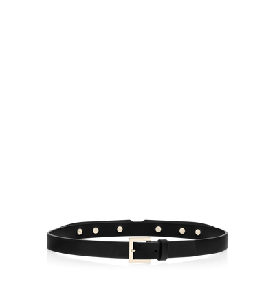 NAPPA LEATHER AND PLEXIGLASS DECO BELT image number 1