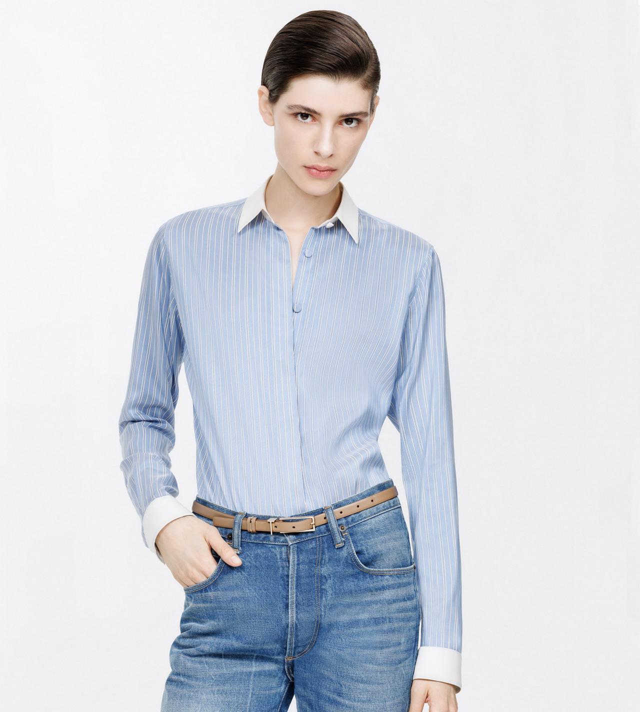 TOM FORD  AMPHORA LEATHER T LOOP BELT