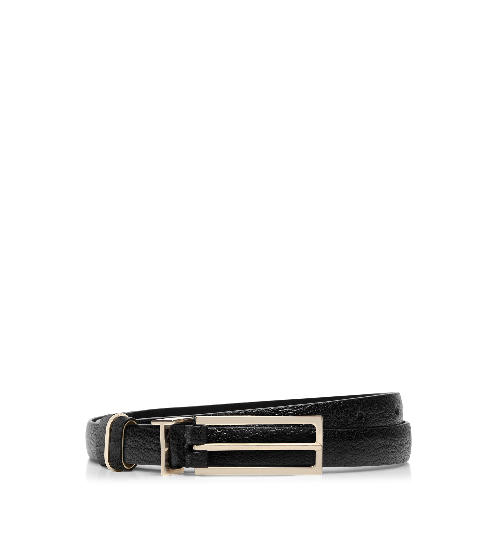 SUPPLE GRAIN LEATHER T LOOP BELT