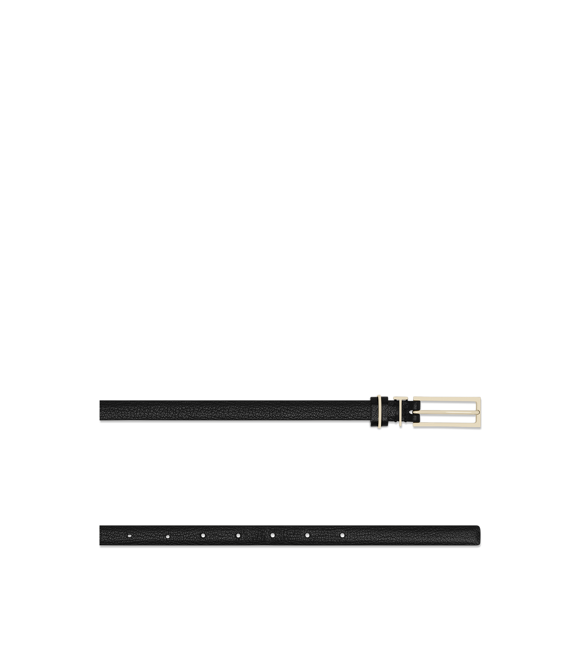 SUPPLE GRAIN LEATHER T LOOP BELT
