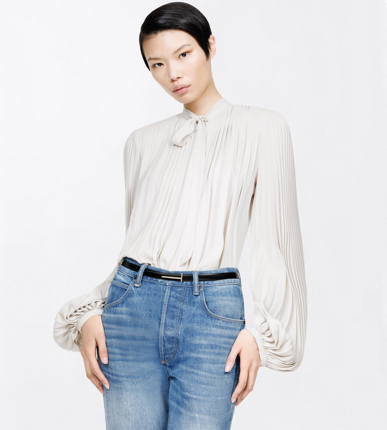 TOM FORD LEATHER BLACK CEINTURE SLIM T EN CUIR SPAZZOLATO