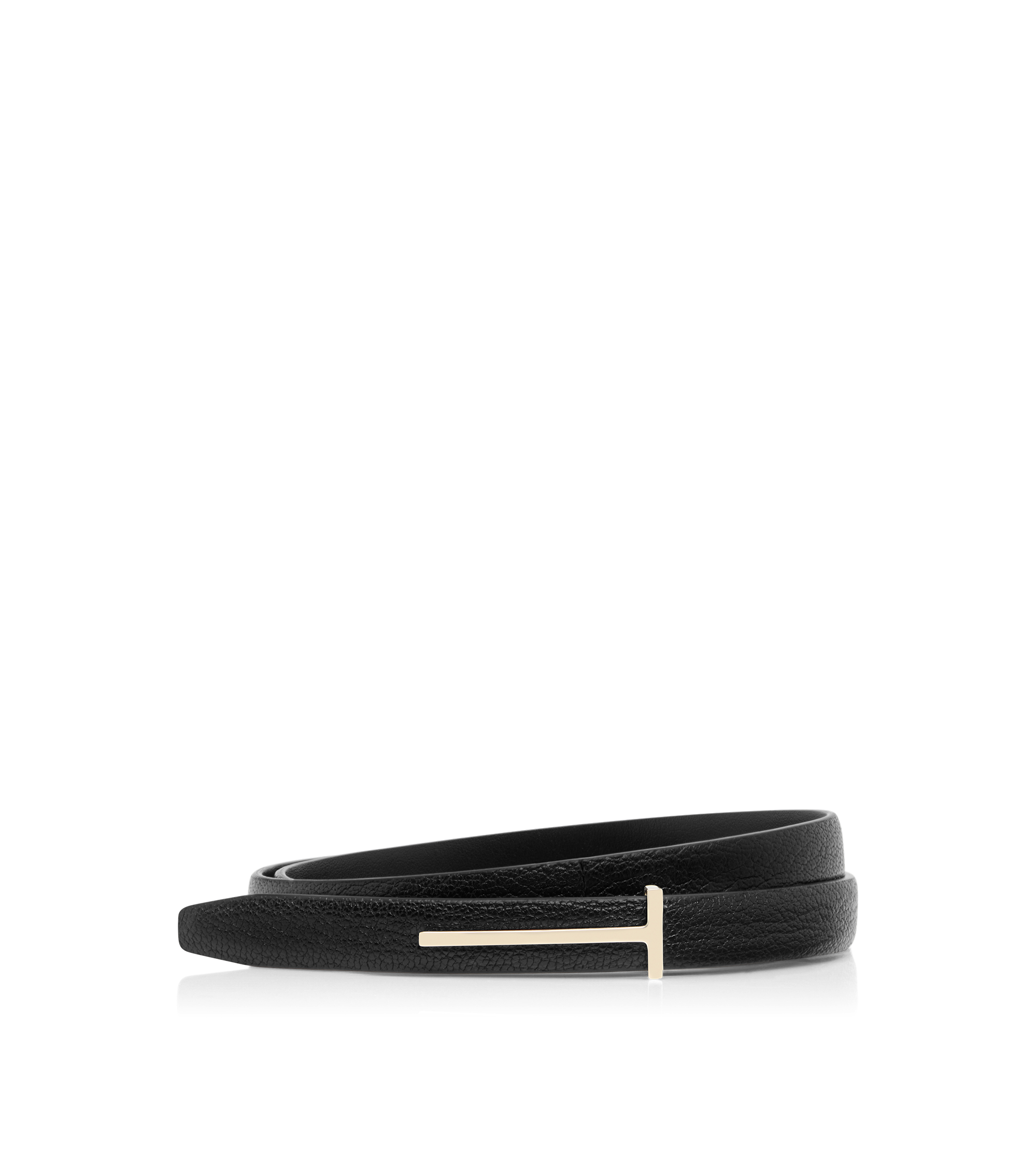 SUPPLE GRAIN LEATHER SLIM T BELT