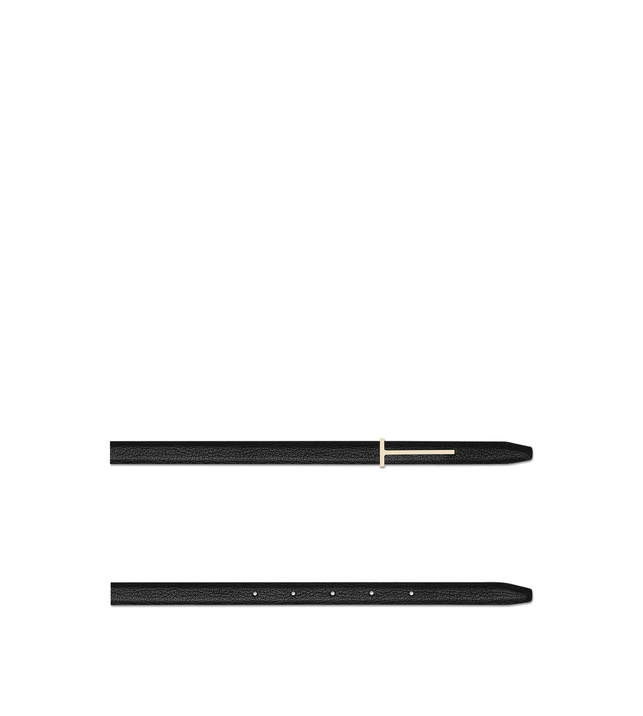 SUPPLE GRAIN LEATHER SLIM T BELT image number 1