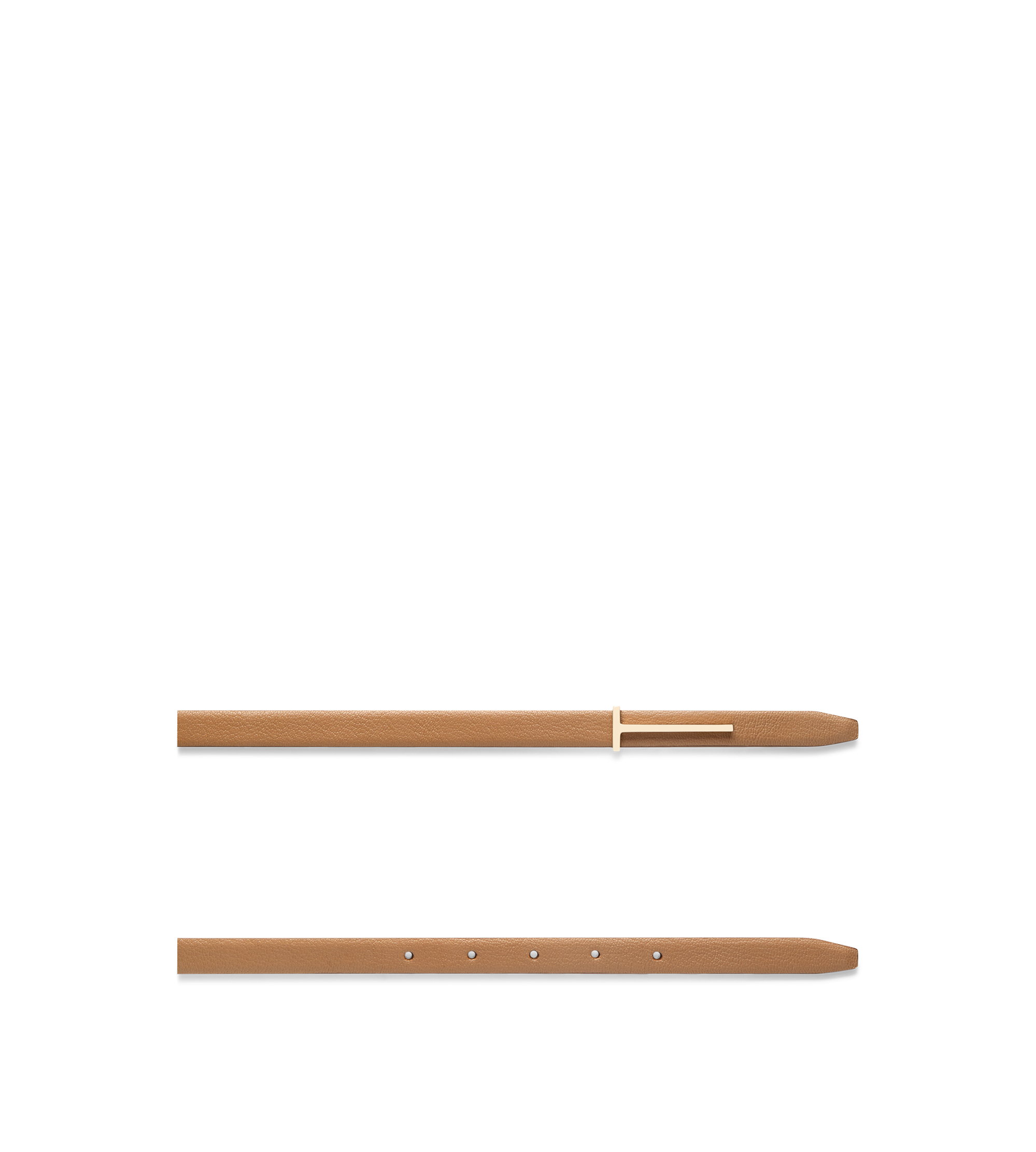 CEINTURE SLIM T EN CUIR FLEUR SOUPLE