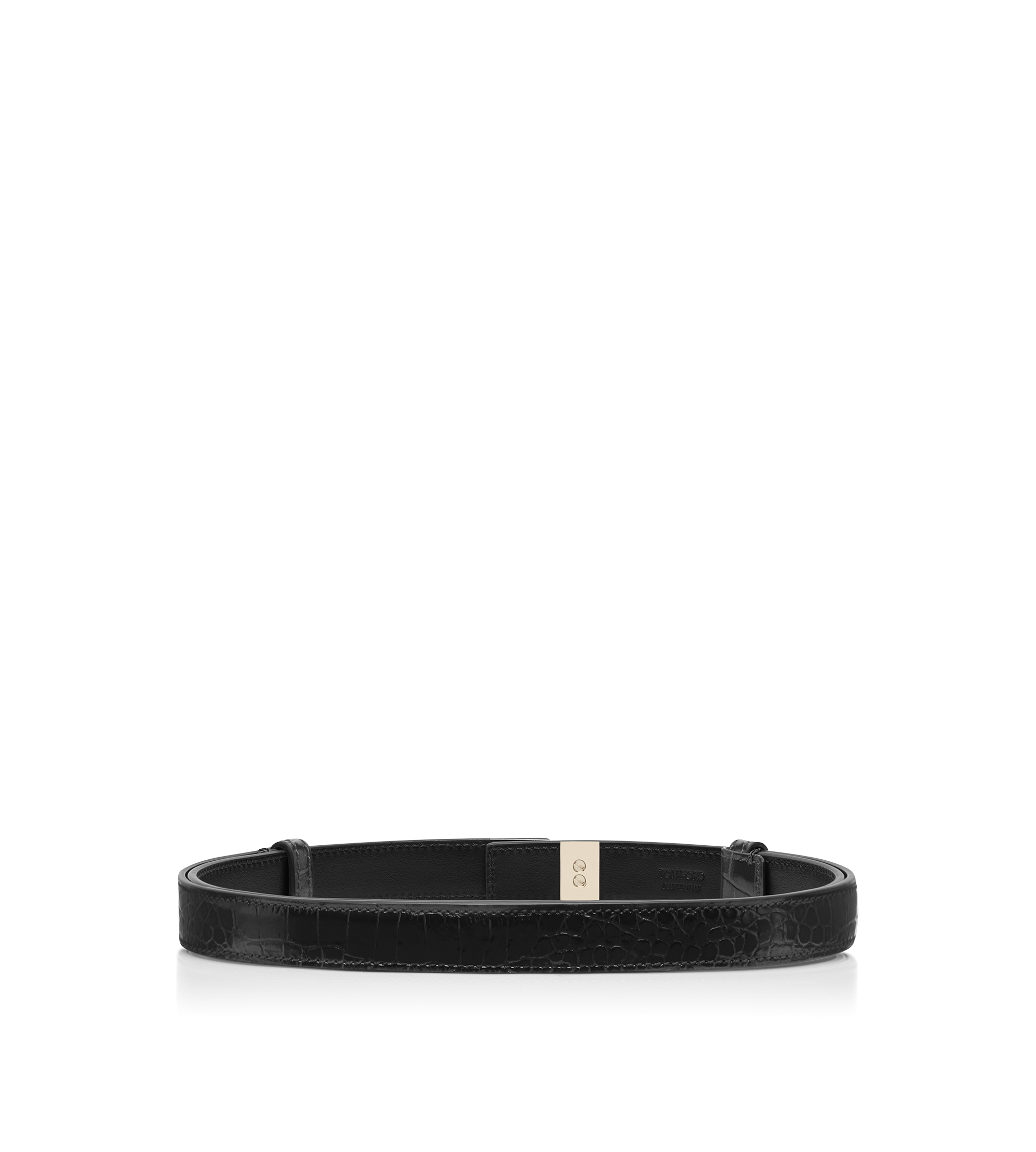 小物 Tom Ford belt SOFT PRINTED CROCODILE LEATHER T LATCH BELT | TOM FORD Fashion