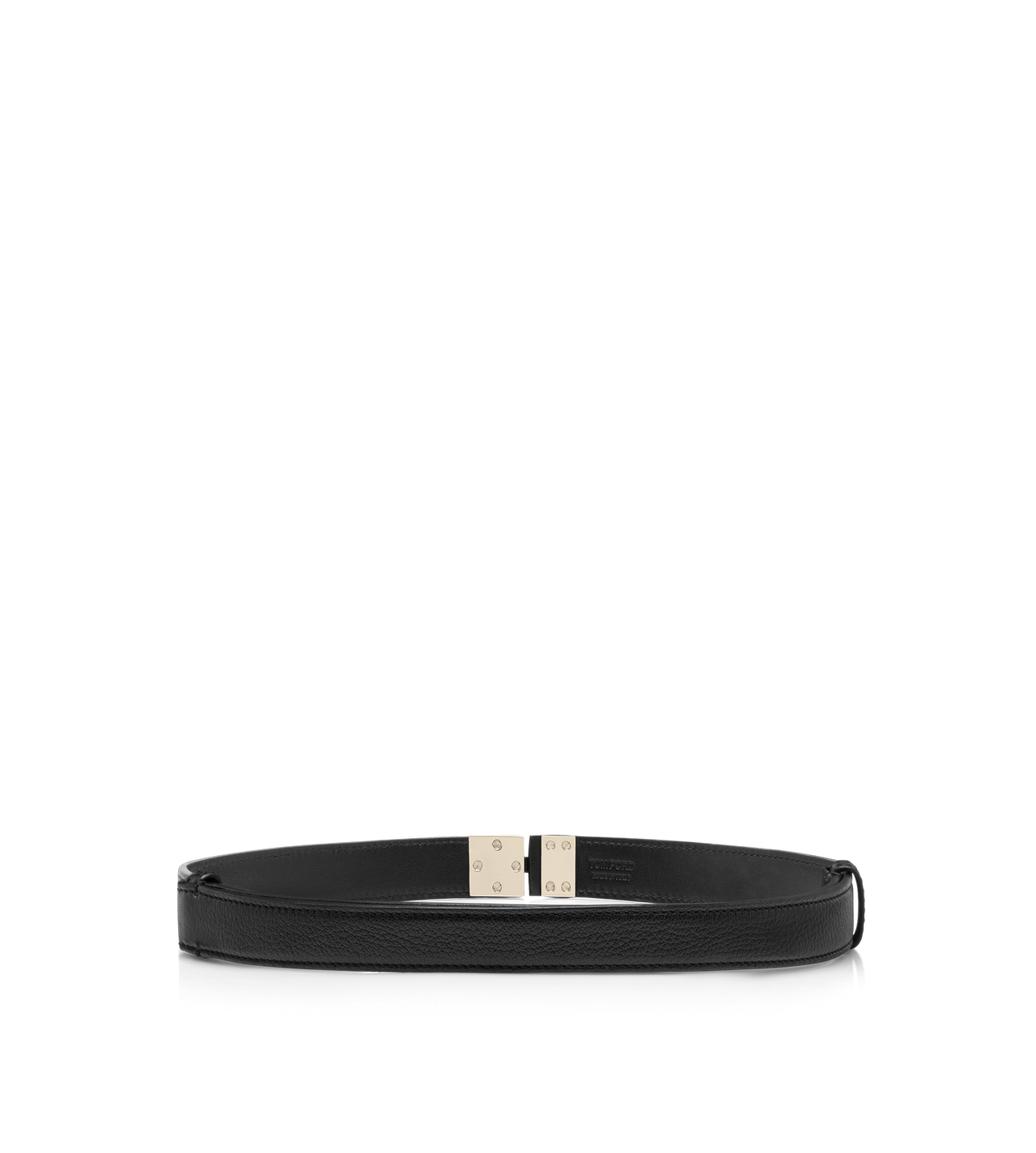 SUPPLE GRAIN LEATHER T LATCH BELT image number 1