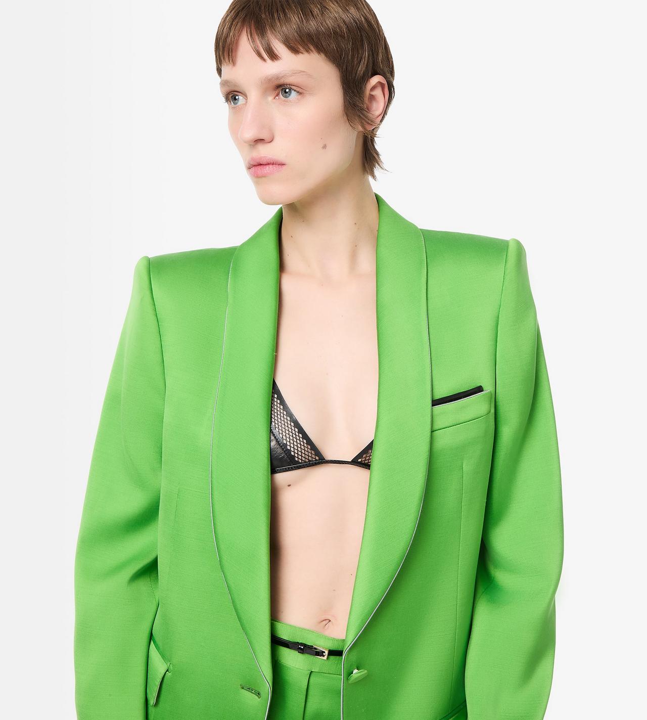 TOM FORD LEATHER BLACK PATENT LEATHER NEEDLE BELT