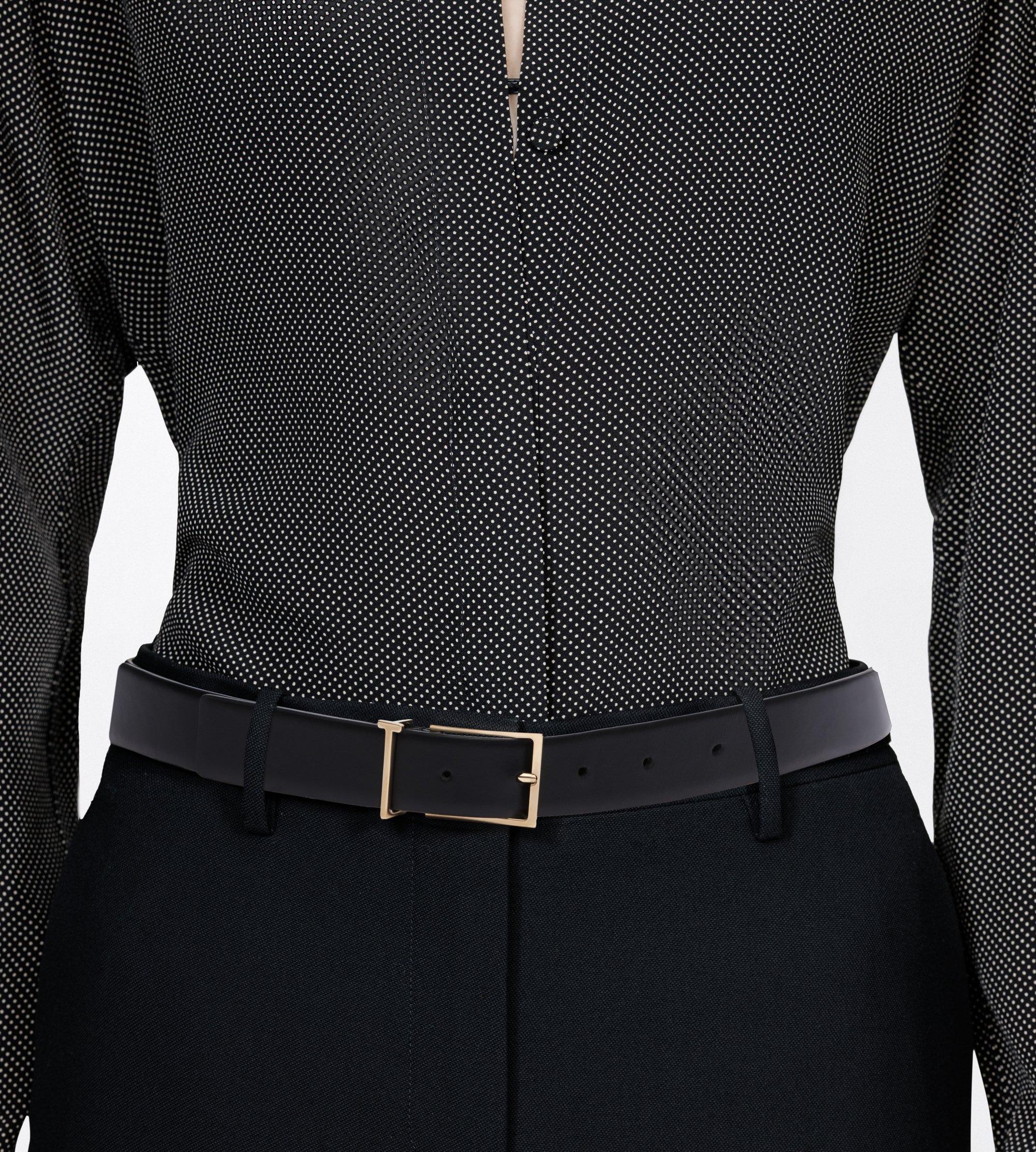 LEATHER T LOOP BELT
