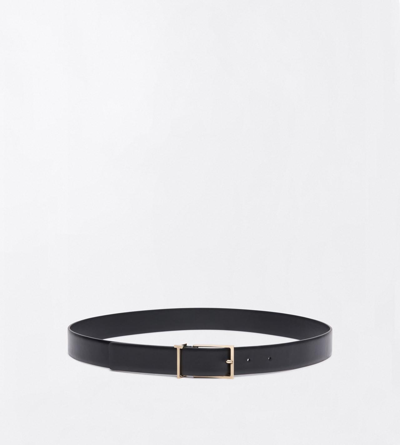 TOM FORD LEATHER BLACK LEATHER T LOOP BELT