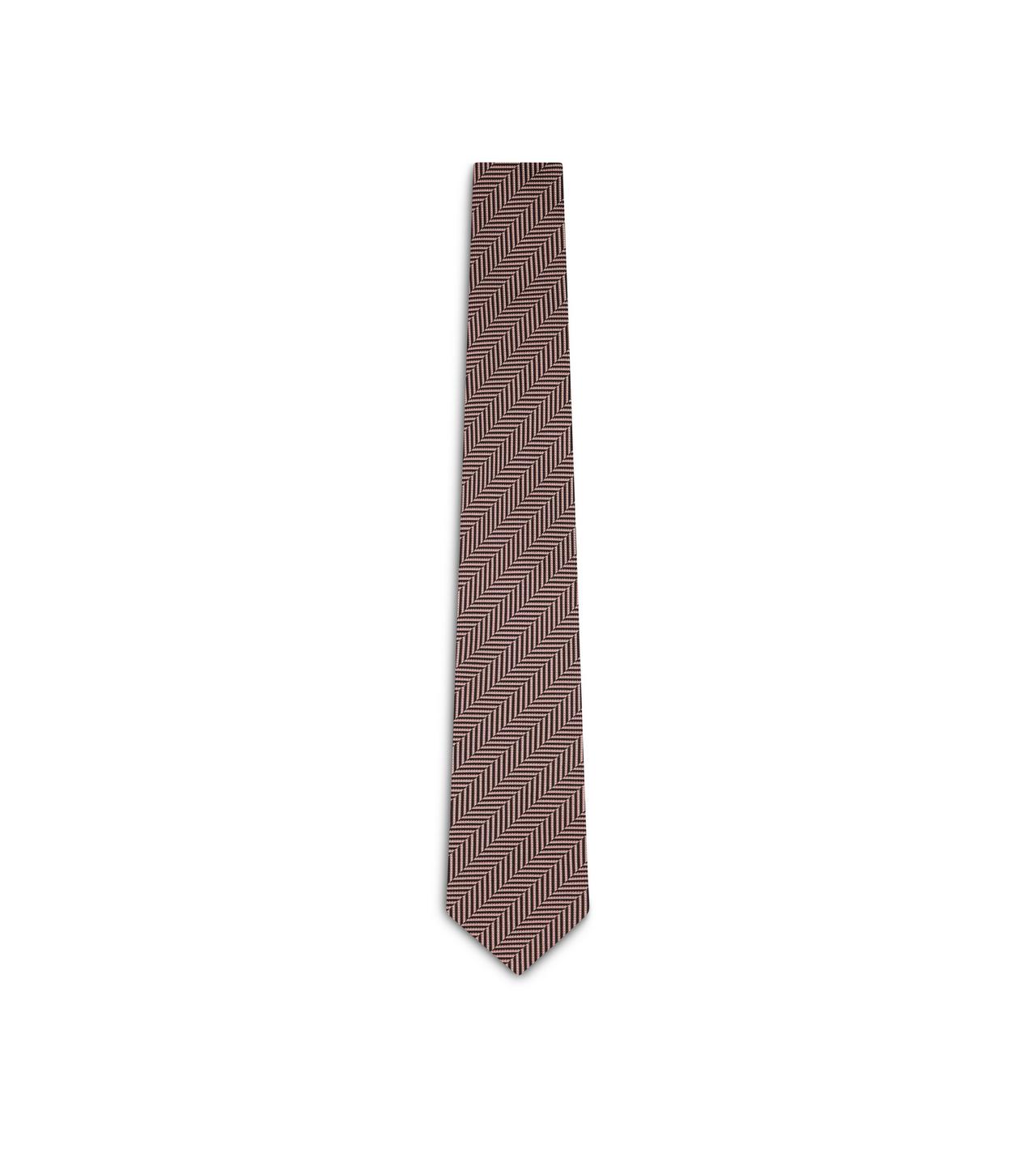 HERRINGBONE JACQUARD TIE image number 0