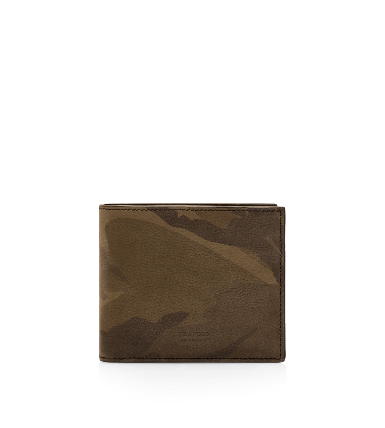 CAMO NUBUCK CLASSIC BIFOLD WALLET image number 0