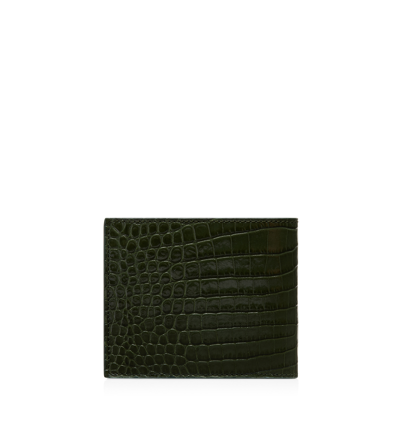 PRINTED CROC BIFOLD WALLET image number 2