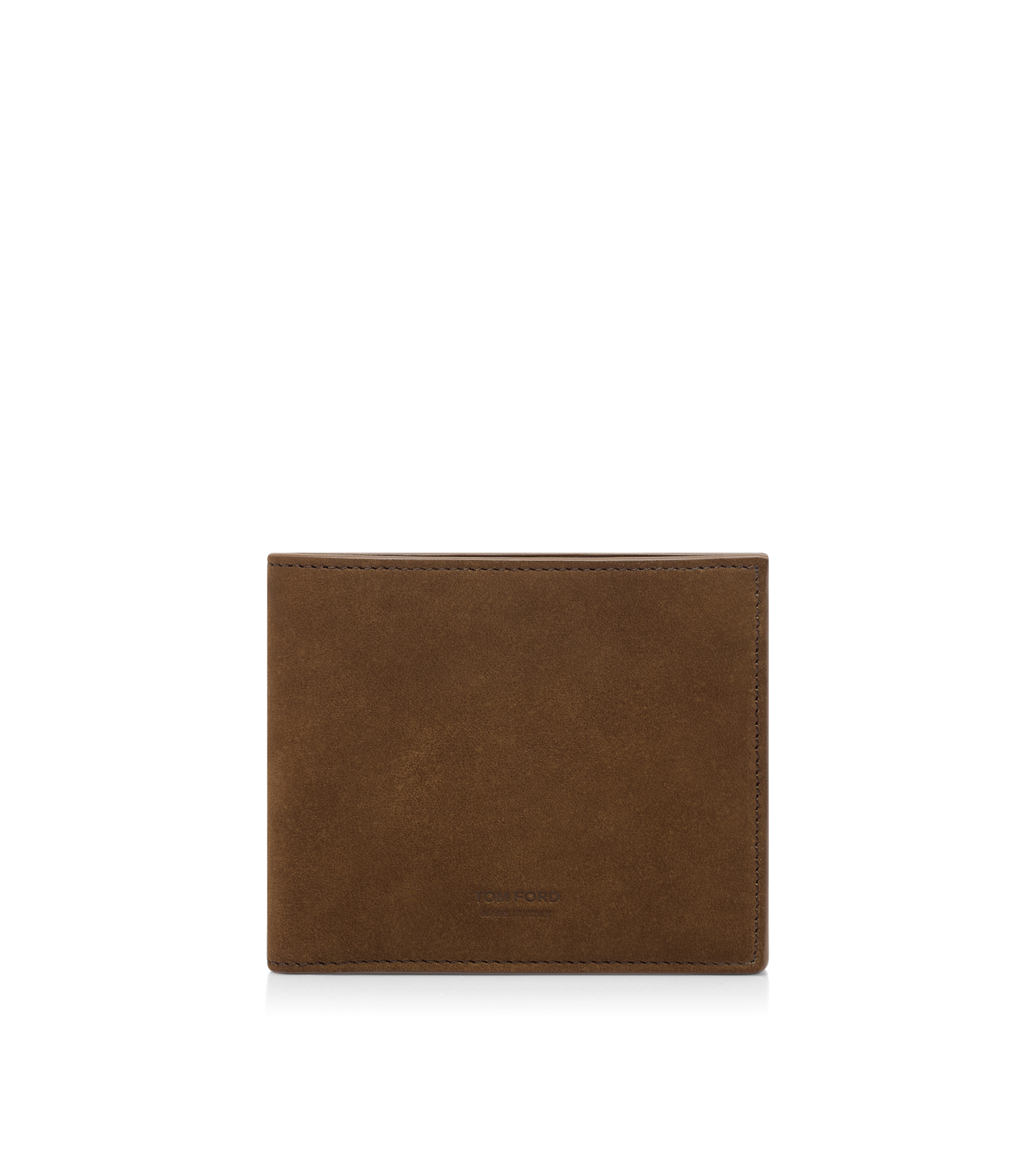NUBUCK T LINE CLASSIC BIFOLD WALLET