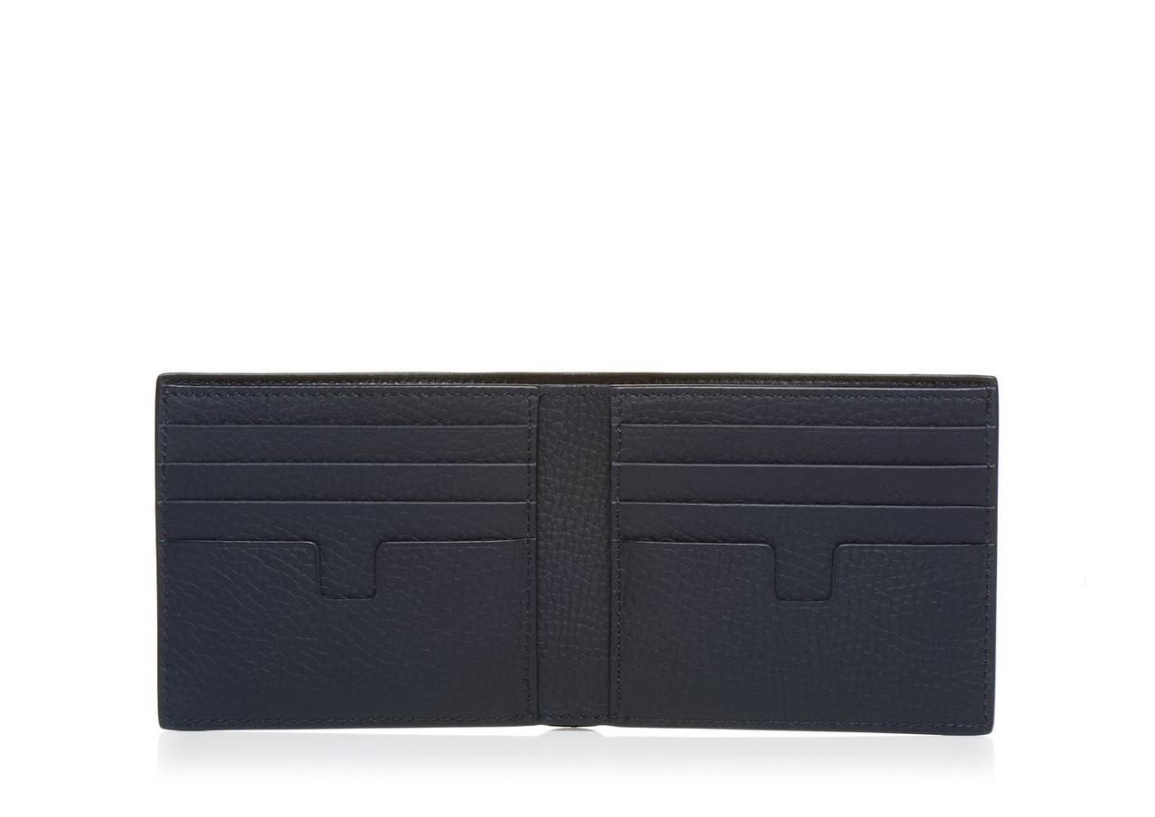 Tom Ford - Black & Red Leather Bi-Fold Wallet