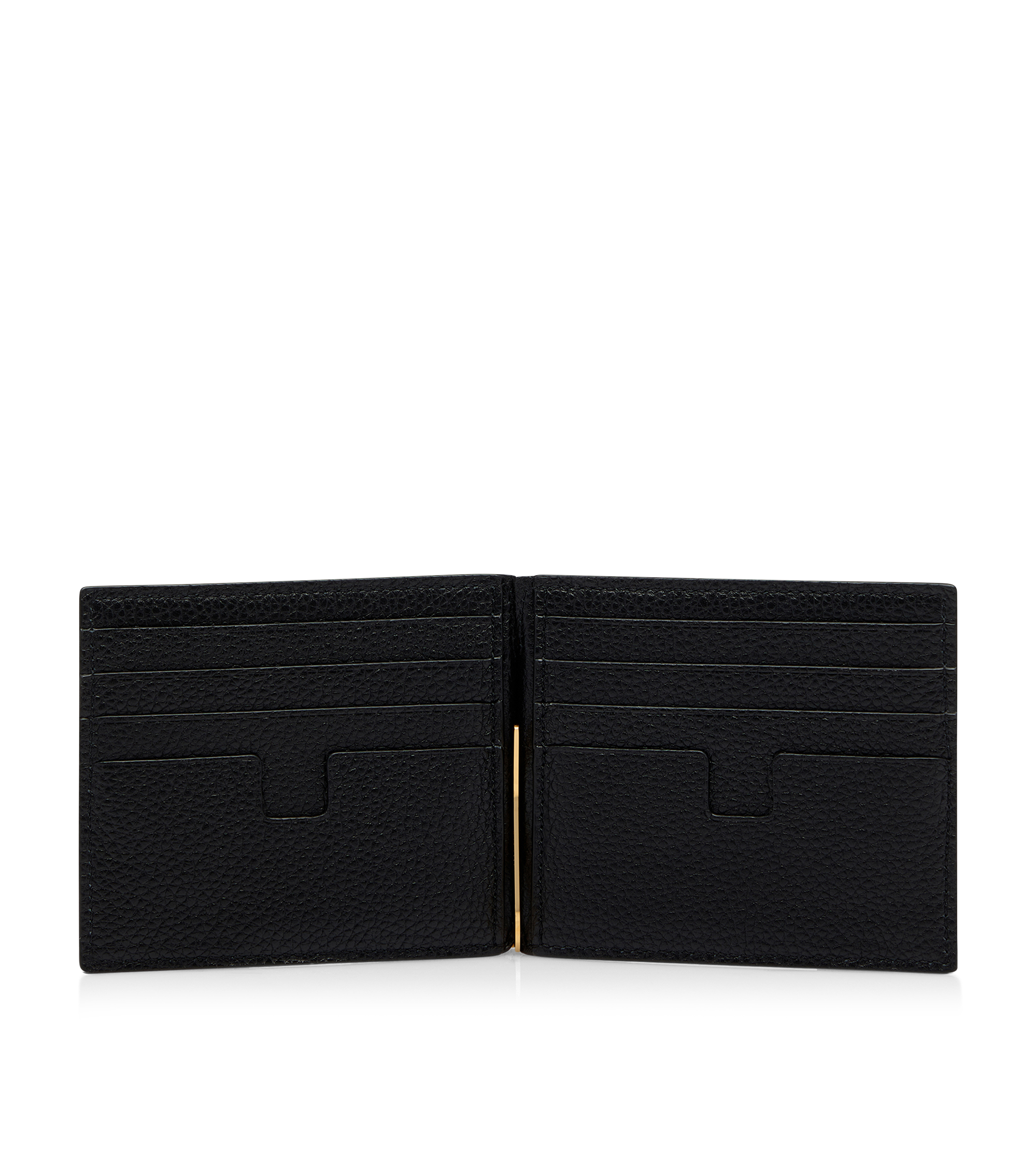 GRAINED LEATHER MONEY CLIP WALLET | Tom Ford Fashion