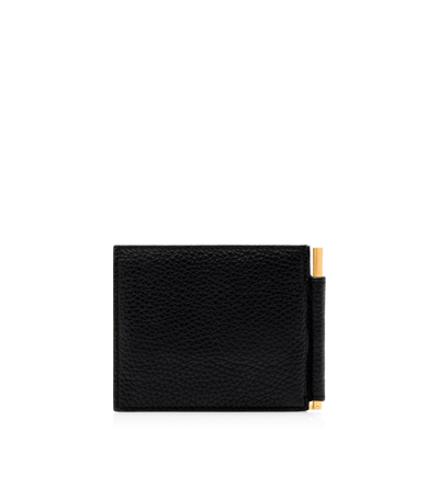 GRAINED LEATHER MONEY CLIP WALLET image number 2