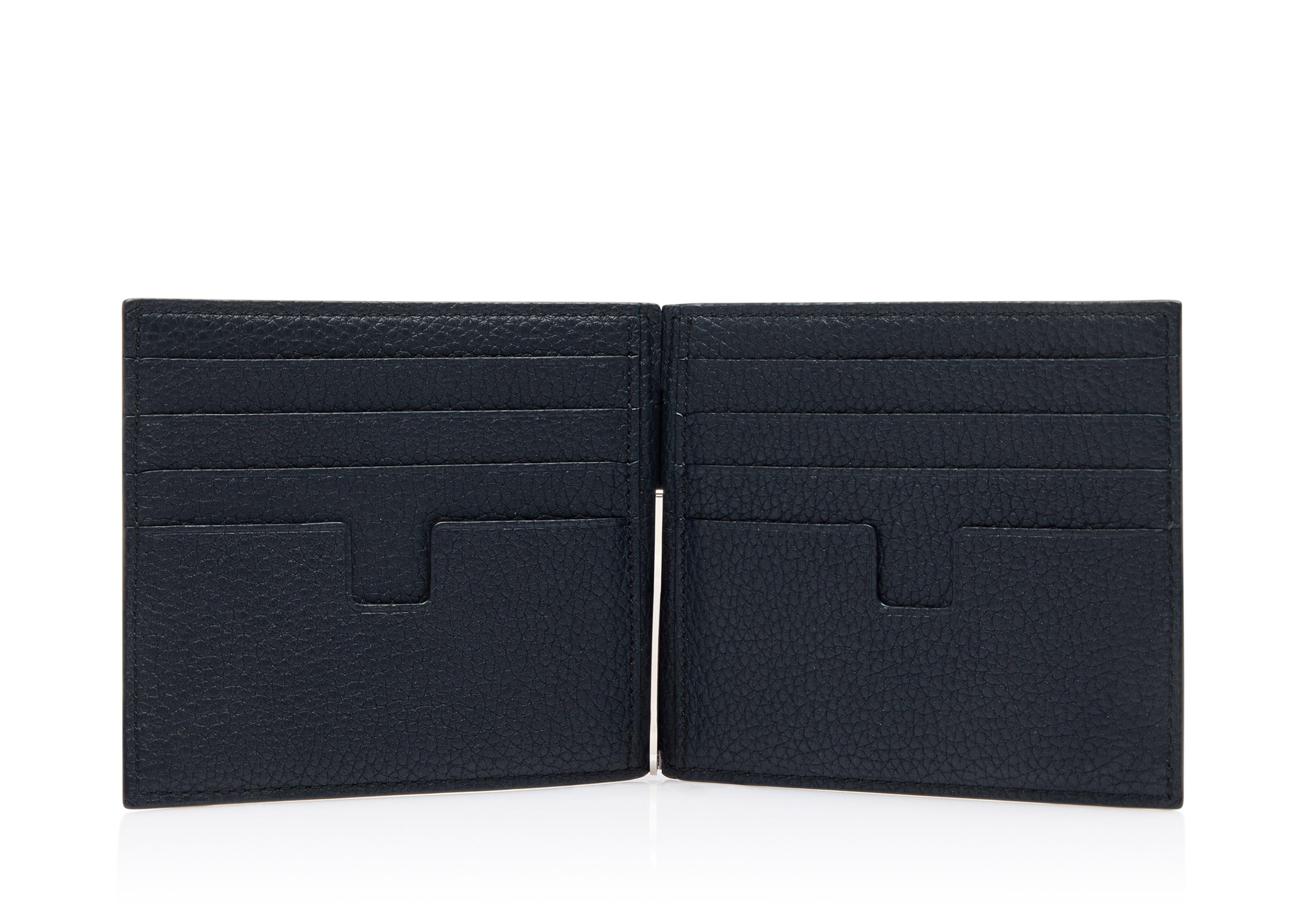 GRAIN LEATHER MONEY CLIP WALLET | Tom Ford Fashion