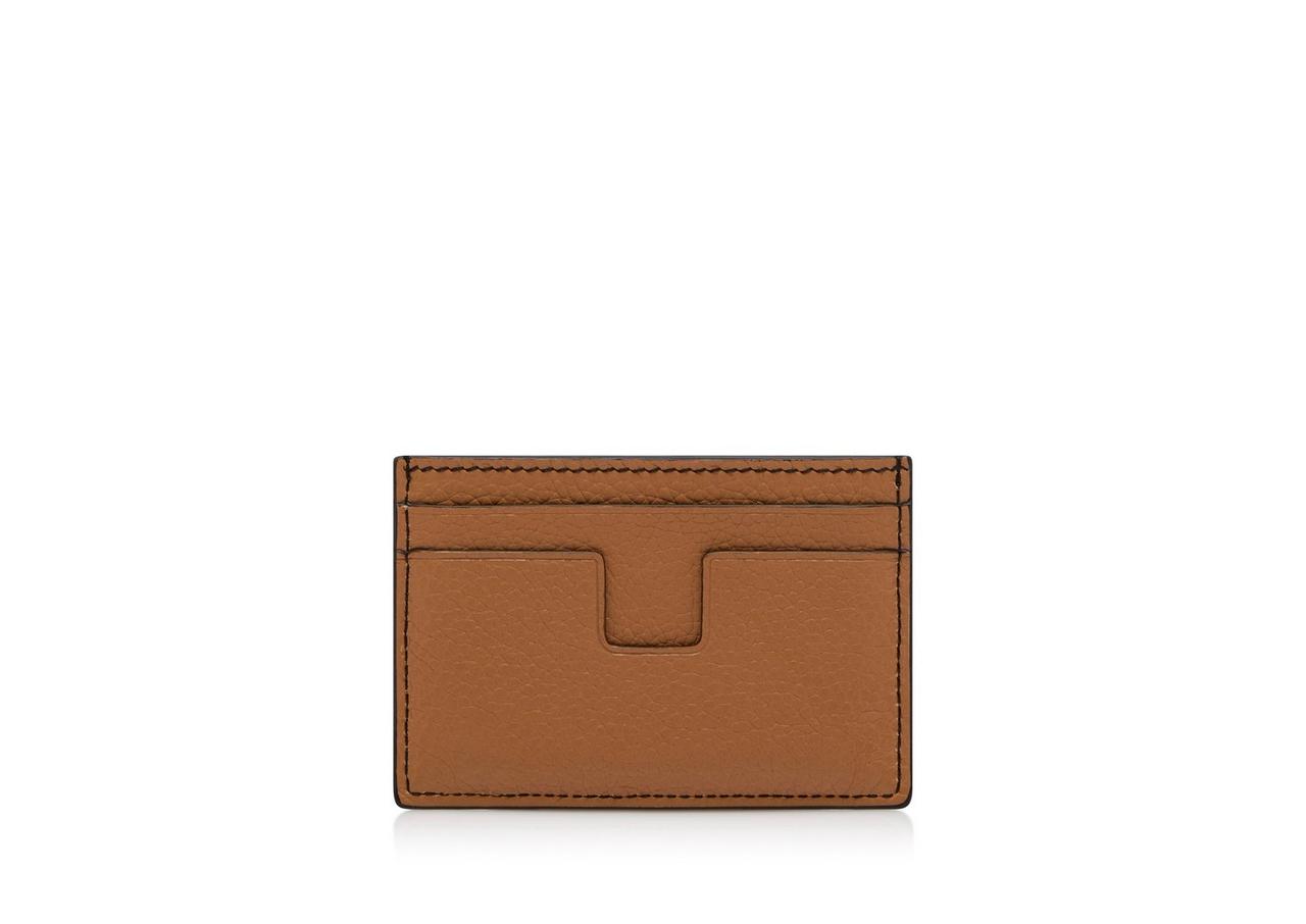 TWO-TONE GRAIN LEATHER CLASSIC CARDHOLDER image number 1