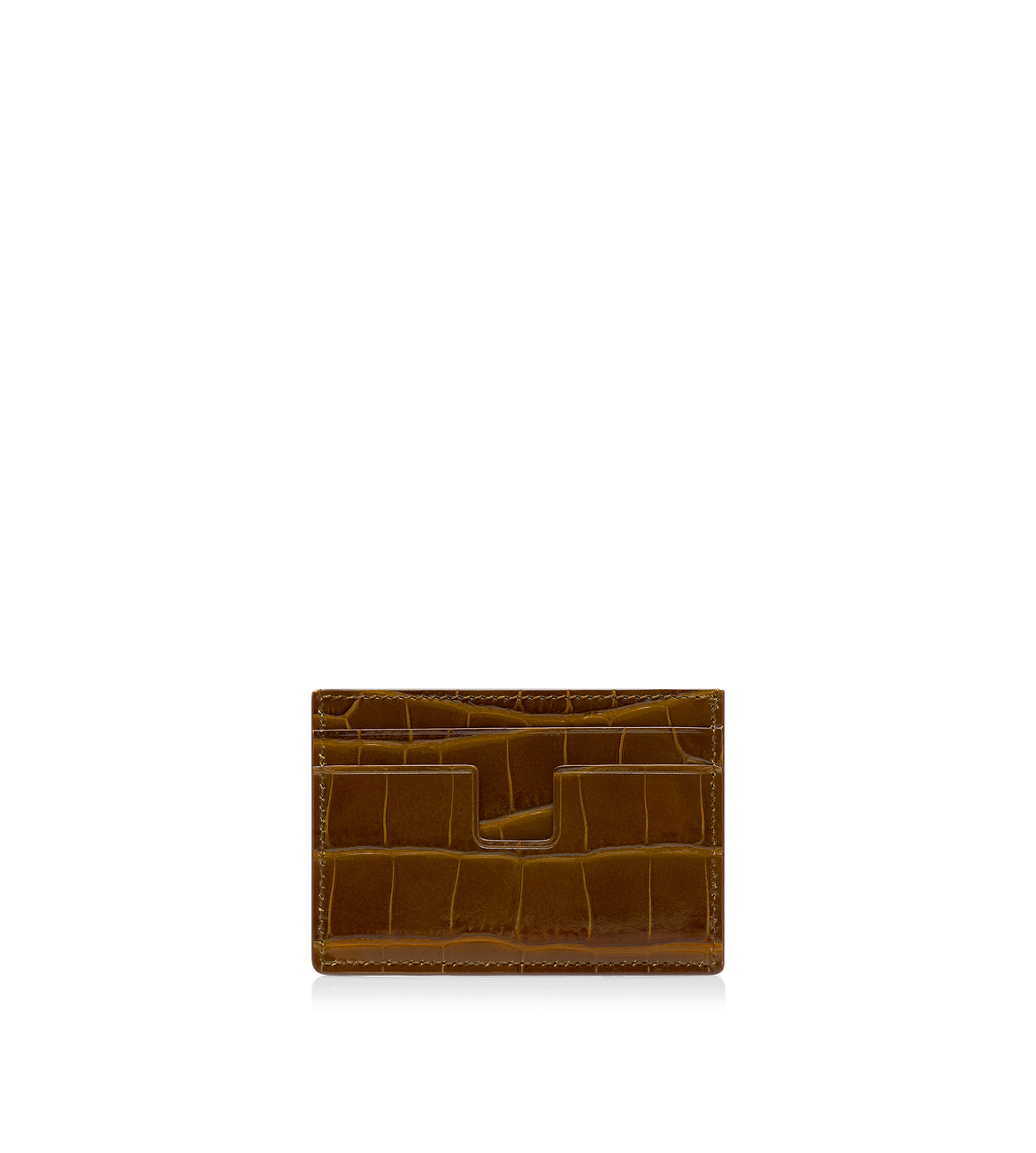 PRINTED CROC CARDHOLDER